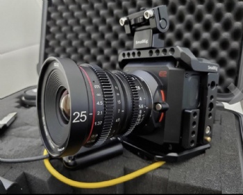 Meike 25mm T2.2 Large Aperture Wide Angle Manual Focus Mini Cinema Lens for Micro Four Thirds M43 MFT Olympus Panasonic Lumix Cameras and BMPCC 4K Zcam E2