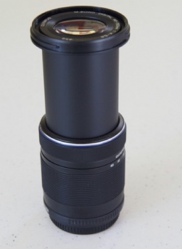 Olympus M.Zuiko Digital ED 40-150mm F4.0-5.6 R Zoom Lens, for Micro Four Thirds Cameras (Black)