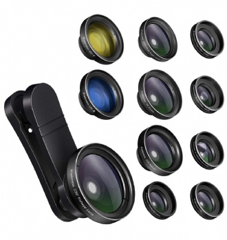 iPhone Camera Lens Kits - Pretmess 4K HD 11 in 1 Aspherical Wide Angle Lens
