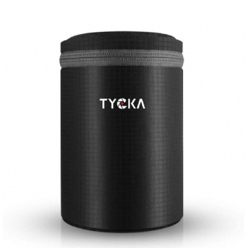 TYCKA Lens Pouch Water Resistant Camera Lens Cases Protective Bag with Zipper for DSLR Camera Lens 9 x 13 cm 3.54 x 5.11 in, Black
